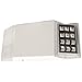 LFI Lights® Fixed Head Emergency Light, UL 924 Listed, White, 120/277VAC Hardwired with Battery Backup, Wall or Ceiling Mount, ELFXWBB