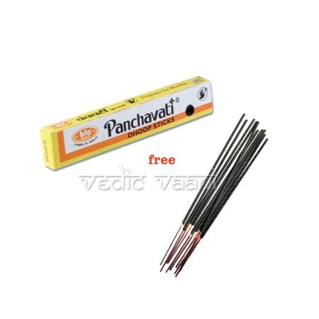 Image of Vedic Vaani Indian Perfume Incense Panchavati Dhoop Stick-10 Pcs (L-2 Inch)