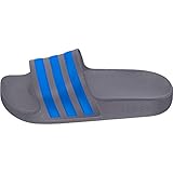 Farbe: Grey/True Blue/Grey adidas Unisex-Adult Aqua Adilette Sandal, Grey/True Blue/Grey , 35 EU