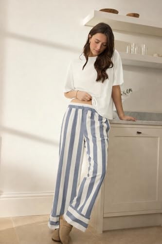 Image of Celary Women's Cotton Blend Printed Night Suit Set||Soft & Breathable Short Sleeve Top & Ethnic Print Pyjama Set||Also Available in Plus Size||Korean Night Suit||Comfortable Home Wear & Sleepwear