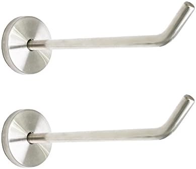 NELXULAS 4 Pack Gold Brushed Stainless Steel Wall Hooks - Heavy Duty Towel/Robe/Coat Hooks (6 Inch)