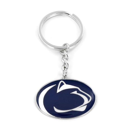 Porte-clés Penn State aminco logo NCAA en métal taille unique pour fan