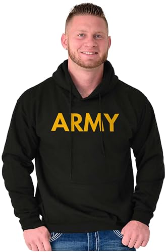 Brisco Brands Army Military Physical Training PT Exercise Workout Hooded Sweatshirt4