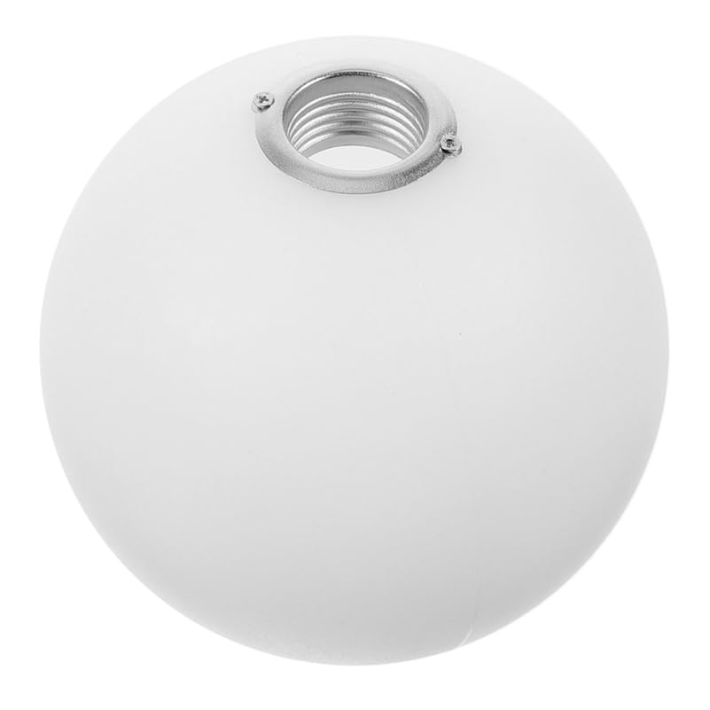 Image of Kichvoe Globe Lampshade Replacement 3.1 Inch Acrylic White Lamp Shade for Wall and Post Light Fixtures Compatible with G9 Socket