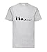Evolution Bonhomme de neige Schmelze T-shirt pour homme, gris, XXL