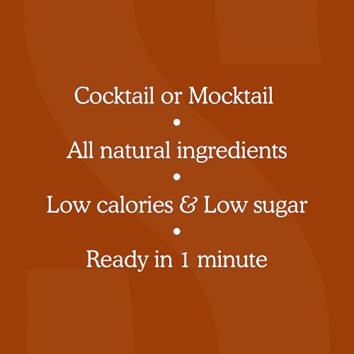 Image of SAYSO Hot Toddy Cocktail Tea Bags - Infuses with Cold Water, Premium Craft with Honey, Cinnamon, Crystallized Lemon & Clove | Organic, Certified Gluten-free, Non-GMO| 35 calories, 8g sugar - 8 count