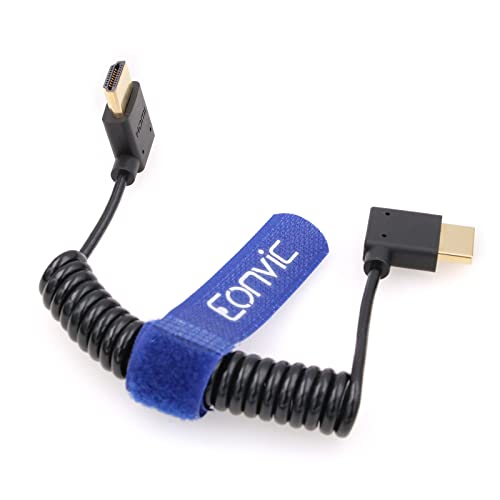 Eonvic 2.1 HDMI Coiled Cable 8K HDMI to HDMI Cable High Speed Thin HDMI Male to Male Extender Coiled Cable for Atomos Ninja V Sony a7siii - Image 4