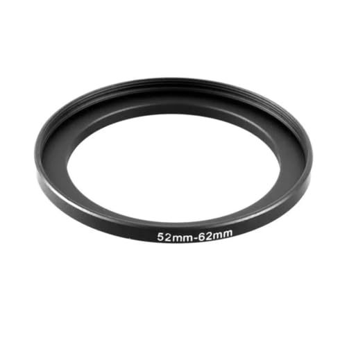 Adaptador de lente con 10 anillos de metal 52-72mm para usar filtros grandes en objetivos. 3