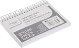 Mead Index Cards, 3" x 5", Ruled Front, Blank Back, 50 Cards, White (63130)