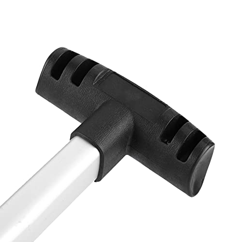 YUEHISY Aluminum Alloy Telescopic Snow Shovel Sturdy Portable for Winter Outdoor Activities Orange