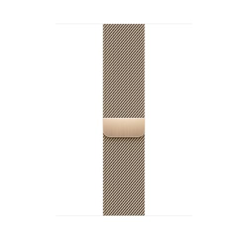 Image of Apple Watch Band - Milanese Loop (45mm) - Gold - Regular