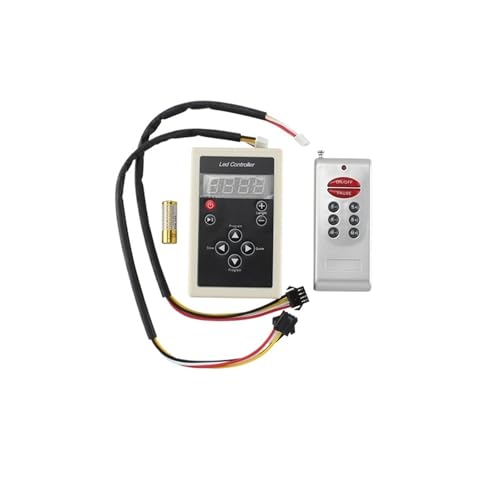 Contrôleur LED Symphony 6803 avec sa télécommande à 8 boutons et variateur intégré