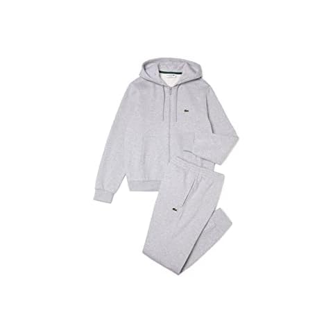 Lacoste Men's WH2528 Silver Tracksuit Cover