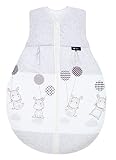 Alvi Baby Kugelschlafsack Molton Hippo Silber 972-9