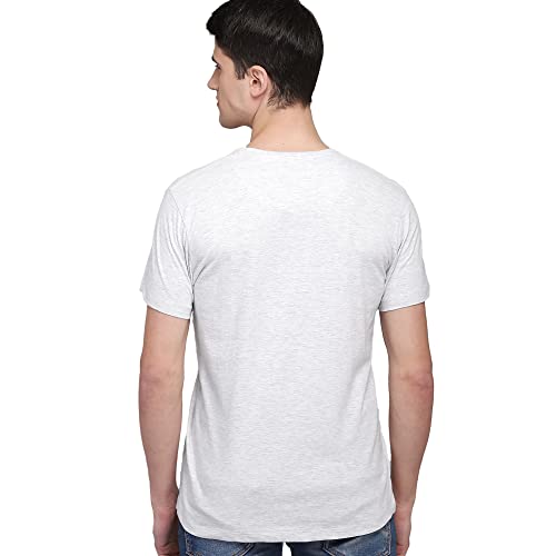 Image of Free Authority Mickey & Friends Printed Regular Fit Green Cotton Men's T-Shirt