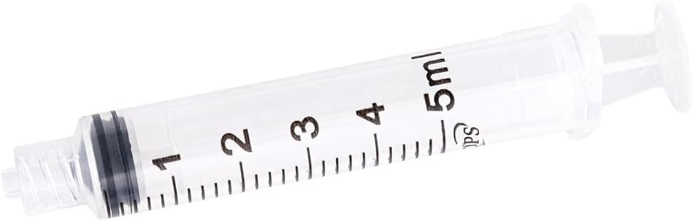 5ml Syringe Sterile with Luer Lock Tip - 1280 Syringes by DPS (No Needle) - Convenient Tray