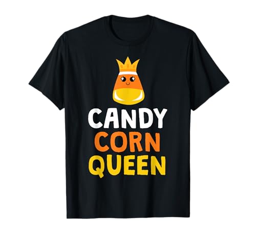 Candy Corn Queen, Halloween, stile cartone animato Kawaii Maglietta