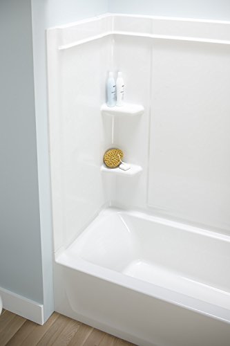 Sterling, A Kohler Company 71320116-0 Ensemble 33.25-In X 60.25-In X 76.25-In Bathtub And Shower Kit With Left Hand Drain, White #TOP3