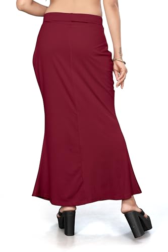 Image of Yashika Present Lycra Saree Shapewear Petticoat for Women||Straight Fit Petticoat Saree Silhouette Shape Wear Dress for Saree|| AZ-YS-OG-SHAPER-P