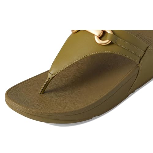 Image of FitFlop Lulu Chunky-Snaffle Leather Toe-Post Sandals