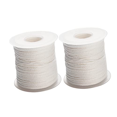 2 rollos de mechas trenzadas de algodón para hacer velas