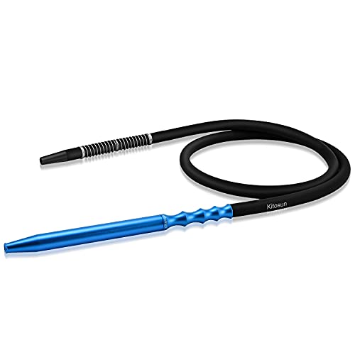 Shisha Schlauch mit Mundstücke set - 100% Waschbarer Wasserpfeife Silikonschlauch 1,5 Meter lang Universal… – Bild 3