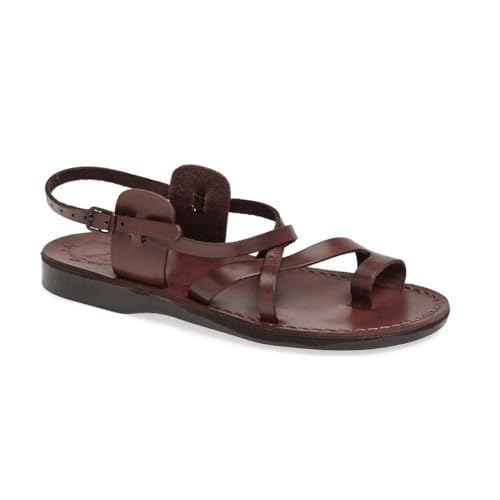 The Good Shepherd Buckle - Leather Toe Loop Sandal - Women Sandals