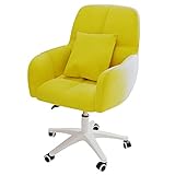 Altura del asiento ajustable: empujando suavemente hacia arriba o hacia abajo la palanca debajo del asiento, puede ajustar fácilmente la altura del asiento de esta silla para computadora de escritorio según sea necesario. El asiento también puede girar 360° libremente.