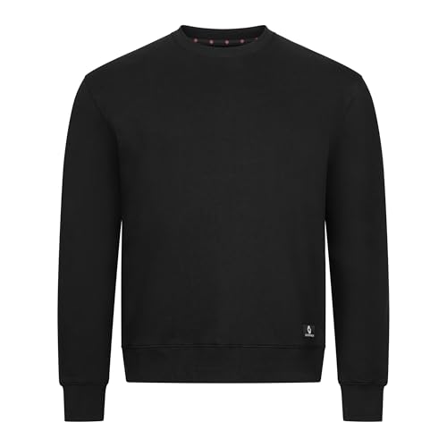 Höhenhorn Wallster Herren Sweatshirt mit Rundhals Schwarz Gr. L