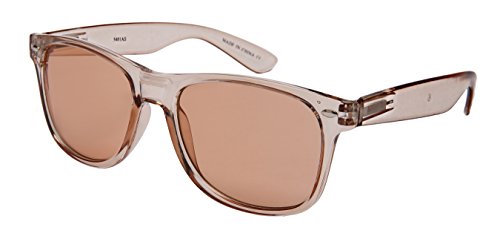 Classic Horn Rimmed Flat Mirrored Lens w/Spring Hinge 55401AS-CR