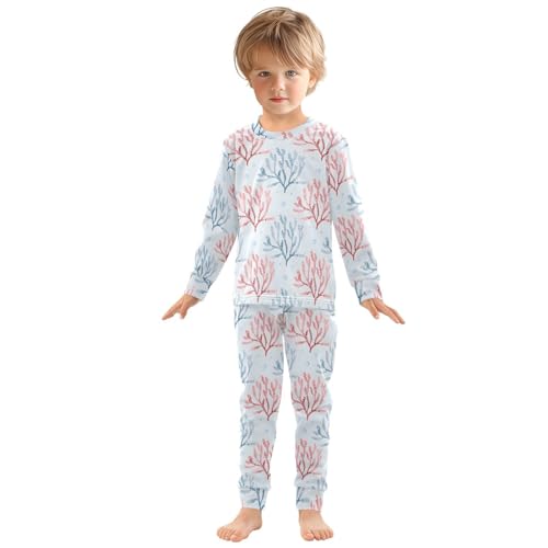 Joisal Marine Drawing Turtle Shell Pearls Pajama Sets 2 Piece Pjs Thanksgiving Pajamas for 18 Months3