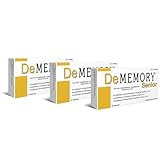 DeMemory Senior 30 Cápsulas – Pack de 3 Unidades - Tratamiento para 3 Meses - Contribuye al Funcionamiento Normal del Cerebro en Personas Mayores - con DHA, Fosfolípidos, Vitamina B5 y Zinc