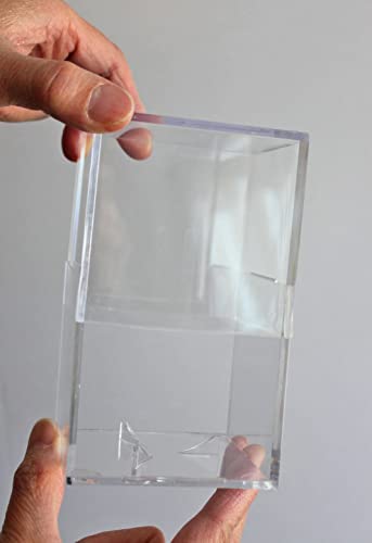 Displaygifts Baseball Display Case Wooden Stand Lacrosse Ball Holder- Pro Graded Uv Protection Cube For A Home Run Or Autographed Ball - Cherry Finish Stand #TOP6