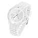 Produktbild Taffstyle Armbanduhr Silikon Analog Quarz Uhr Farbige Sport Sportuhr Damen Herren Kinder Unisex 34mm Weiß