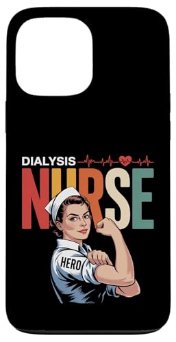透析看護師b聴診器心臓腎臓 スマホケース iPhone 13 Pro Max 用