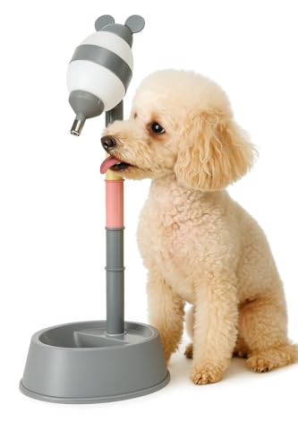 Distributeur d'eau réglable pour chiens chats AURUS sans fuite et ergonomique