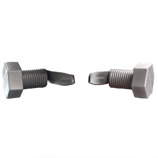 Zac's Alter Ego Halloween Costume Frankenstein Monster Neck Bolts, Gray, Plastic, Decorative Horror Movie Prop, Costume Accessory