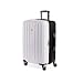 SwissGear 8028 Hardside Expandable Spinner Luggage, Black/White, Checked-Large 28-Inch