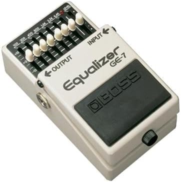 BOSS Ge-7 7-Band Eq Pedal, Compact Eq Pedal with 7 Bands of Adjustable Eq Sliders