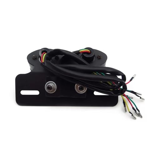 Feu stop moto œil de chat et support plaque personnalisé - 4