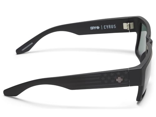Image of Spy Optic Cyrus, Square Sunglasses, Color and Contrast Enhancing Lenses