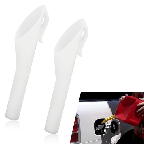 SWQS Funnels for Automotive Use 2PCS Capless Gas Tank Funnel