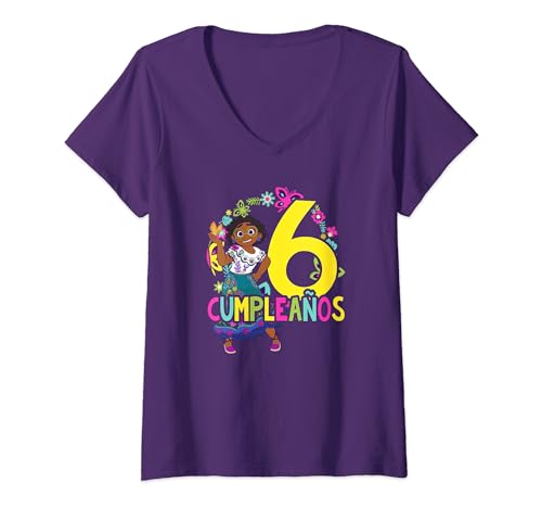 Cadeau anniversaire 6 ans : t-shirt col V Mirabel Disney Encanto