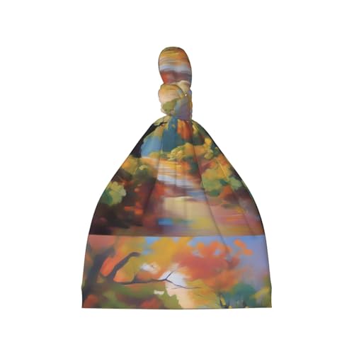 Baby Beanie Artistic Impressions Knotted Hat - Soft, Warm, Comfortable, Headwear for Newborns, 0-6 Months Black