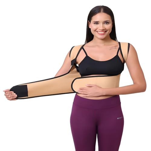 Image of ZEDAN Neoprene Posture Corrector Belt for Men & Women | Back & Shoulder Support | Spine Alignment & Body Posture Correction | Upper & Lower Back Pain Relief | Universal Size - Cream