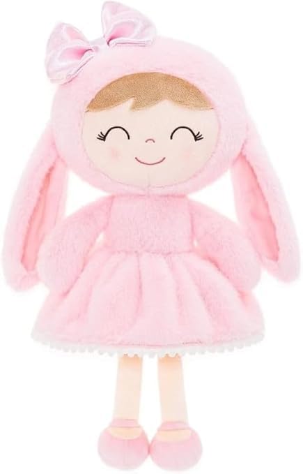 Image of RVA Cute Bunny Baby Doll Plush Toys Lovable and Huggable Gift for Birthdays & Occasions for Children, Kids, Baby Girl Home Decor (Size 40 cm) (Pink)