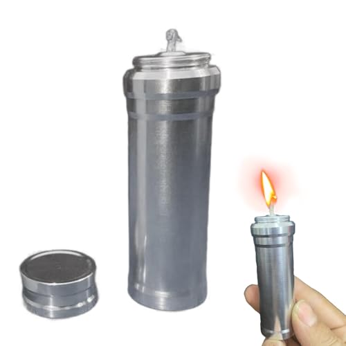 Portable Alcohol Burner Lamp - 30ml Vintage Camping Spirits Light | Lightweight Aluminum Alloy fuell Burner, Lab Equipment Heating for Outdoor Cooking and Camping Activities