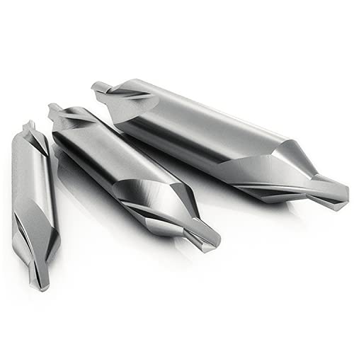 6 Pcs Hss Center Drill Bits Set Combined Countersinks Tool 60 Degree Angle Lathe Mill Metalworking 5/3/2.5/2/1.5/1Mm #TOP5