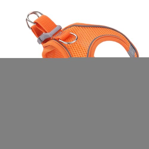 mivceklw Cat Harness 脱走防止 - 調整可能 猫用ベスト型ハーネス 安全設計 | 子犬 小型犬 ペット用 ベスト 首輪 安全トレーニング お散歩 旅行 ハイキング バックパック アウトドア 冒険用