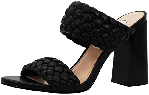Steve Madden Women's Tielo Heeled Sandal, Black/Black, 6 : Amazon.in: Shoes  u0026 Handbags